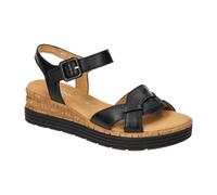 Gabor comfort 42704-57 Schwarz - elegante Sandale - Damenschuhe Sandalette / Sling, Schwarz, leder (lammnappa) für Damen, schwarz, Größe 37 ½ EU / 4,5 UK