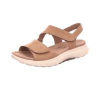 Gabor Damen Riemchensandalen, Frauen Sandalen,Sommersandalen,bequem,flach,Sommerschuhe,Freizeitschuhe,offene Schuhe,Sand (Micro),38.5 EU / 5.5 UK