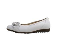 Gabor Damen Keilpumps, Frauen Absatzschuhe,Leichte Mehrweite (G),Ausgehschuhe,Abendschuhe,Court Shoes,Heels,Weiss (Uni+Silber),38 EU / 5 UK