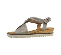 Gabor Sandale Genua 62.751.95 grau metallic Damen Größe 38