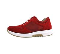 Gabor Damen Low-Top Sneaker, Frauen Halbschuhe,Strassenschuhe,Sportschuhe,Freizeitschuhe,Turnschuhe,Laufschuhe,Freizeit,red,42 EU / 8 UK