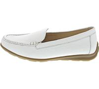 Mokassin GABOR "FLORENZ" Gr. 41, weiß Damen Schuhe Slip ons in Schuhweite G (=weit) (99958756-41)