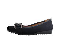 Gabor Damen Klassische Ballerinas, Frauen Flats,Ballerinen,Halbschuhe,Sommerschuhe,Slipper,Ballerina-Schuhe,schwarz (Uni+CDF),40 EU / 6.5 UK