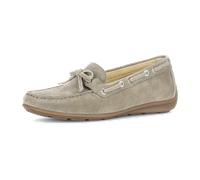 Mokassin GABOR COMFORT "Gabor Comfort Mokassin Leder", Damen, Gr. 40,5, hellbraun, Leder, Schuhe Mokassin (18233467-40,5) hellbraun