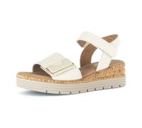 Plateausandaletten GABOR "Plateau Sandale", Damen, Gr. 38,5, beige, Schuhe (11805434-38,5) beige