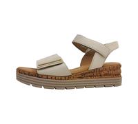 Gabor Damen Plateausandalen, Frauen Sandalen,Moderate Mehrweite (G),Creme (52),38 EU / 5 UK