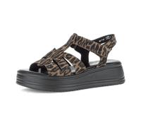 Plateausandaletten GABOR "Plateau Sandale", Damen, Gr. 42, braun, Schuhe (85074461-42) braun
