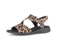 Gabor Damen Riemchensandalen, Frauen Sandalen,Passform,Comfort,wechsel-Fussbett,Optifit,breit,Hovercraft,atmungs-aktiv,weich,Natur,40.5 EU / 7 UK