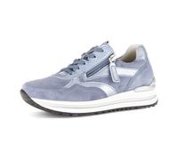 Sneaker GABOR COMFORT "Gabor Comfort Sneaker Leder", Herren, Gr. 37,5, heaven, Leder, Schuhe Sneaker (51451531-37,5) heaven