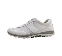 Sneaker ROLLINGSOFT, Damen, Gr. 42, weiß, Leder, Textil, unifarben, Schuhe Sneaker, mit sportlichem Mesheinsatz, Freizeitschuh, Halbschuh, Schnürschuh (96177243-42) weiß