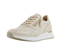 Gabor comfort 96448-90 Latte (Beige) - sportlicher Schnürschuh - Damenschuhe Top Trends, Beige, leder (wrinkle lack) für Damen, beige, Größe 38 EU / 5 UK