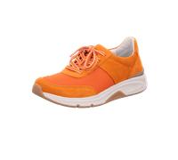 Gabor Damen Low-Top Sneaker, Frauen Halbschuhe,Wechselfußbett,Plateausohle,straßenschuhe,Strassenschuhe,Freizeitschuhe,Mandarine,38.5 EU / 5.5 UK