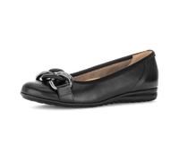 Gabor comfort Ballerina schwarz Glattleder 72.625.27 für Damen, schwarz, Größe 37 EU / 4 UK