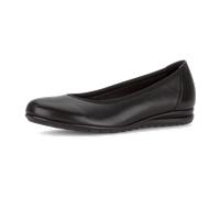 Ballerina GABOR "Sportliche Ballerina Glattleder", Damen, Gr. 42, schwarz, Schuhe Ballerina (90649169-42)