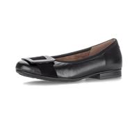 Ballerina GABOR COMFORT "Gabor Comfort Ballerinas Nappaleder", Damen, Gr. 38, schwarz, Nappaleder, casual, Schuhe (29109746-38) schwarz