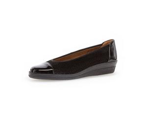 Gabor comfort BallKeilSwLaPuntino für Damen, schwarz, Größe 38 EU / 5 UK