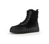 Gabor comfort Boots schwarz Stiefelette Fell-Kragen 56.485.67 für Damen, schwarz, Größe 38 EU / 5 UK