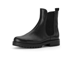 Gabor comfort ChelseaWF SchwarzLEder für Damen, schwarz, Größe 38 ½ EU / 5,5 UK