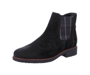 Gabor comfort Comfort Sport 32.701.47 schw(Karo/S.s/c/Mi Schnürstiefeletten HW 19/20 für Damen, schwarz, Größe 37 ½ EU / 4,5 UK