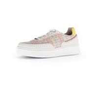 Gabor comfort Como Sneakers beige bunt Flecht K-Weite 66.405.62 für Damen, weiß, Größe 39 EU / 6 UK