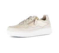 Gabor Comfort Como Sneakers beige metallic K-Weite 86.408.63 für Damen, beige, Größe 35 ½ EU / 3 UK