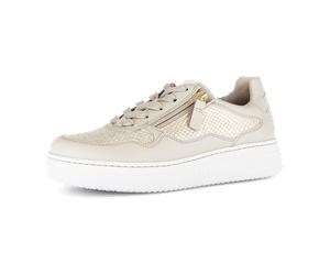 Gabor Comfort Como Sneakers beige metallic K-Weite 86.408.63 für Damen, beige, Größe 37 EU / 4 UK