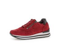 Gabor Comfort Damenschuhe Schnürschuhe Sportive Sneaker Low Rot Freizeit, Schuhgröße:EUR 40 | UK 6.5