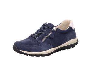 Gabor comfort Dreamvelour/Chevron für Damen, blau, Größe 37 ½ EU / 4,5 UK