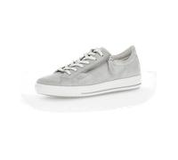 Gabor Damen Sneaker Comfort Leder hellgrau Moderate Mehrweite (G) Gr. 38