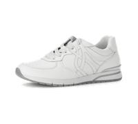 Gabor Damen Low-Top Sneaker, Frauen Halbschuhe,Moderate Mehrweite (G),Turnschuhe,Laufschuhe,Freizeit,sportlich,Sportschuhe,Weiss,39 EU / 6 UK