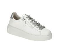 Gabor Comfort Florenz Plateau Sneakers weiß silber 66.488.51 für Damen, weiß, Gr. 37 ½ EU / 4,5 UK