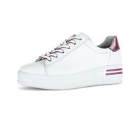 Gabor Comfort Florenz Sneakers weiß rose 66.395.55 für Damen, weiß, Größe 37 EU / 4 UK