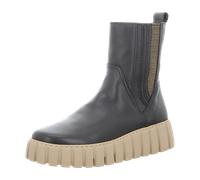 Gabor Chelsea Boots Damen - Leichte Mehrweite (G) schwarz/beige (Micro)