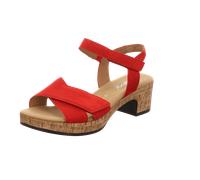 Gabor Damen Plateausandalen, Frauen Sandalen,fersen-Riemen,gefuettert,gesundheits-Schuhe,komfortable,Kunst-Stoff,fire (S.Kork),39 EU / 6 UK