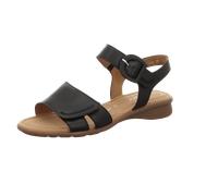 Gabor Damen Riemchensandalen, Frauen Sandalen,sandaletten,sommersandalen,sommerschuhe,freizeitschuhe,offene schuhe,schwarz,39 EU / 6 UK