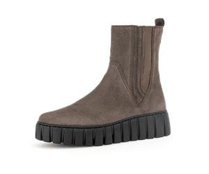 Gabor comfort Gabor Plateau Stiefelette grau mohair 76.781.30 für Damen, braun, Größe 42 ½ EU / 8,5 UK