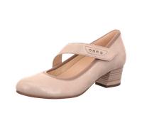 Gabor comfort Gabor Pumps grau metallic H-Weite 66.149.14 für Damen, beige, Größe 40 EU / 6,5 UK
