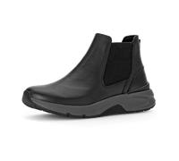 Gabor Damen Chelsea Boots, Frauen Stiefeletten,uebergangsschuhe,uebergangsstiefel,Schlupfstiefel,flach,Stiefel,schwarz (Micro),42.5 EU / 8.5 UK