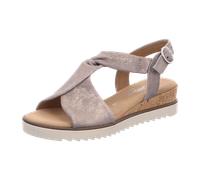Gabor GENUA Riemchen Sandale für Damen in grau - Größe 38,5