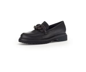 Gabor comfort Halbschuhe - 52.554.57 für Damen, schwarz, Größe 42 ½ EU / 8,5 UK