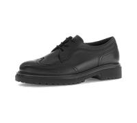 Gabor Damen Sneaker, Frauen Schnürschuhe,Freizeitschuhe,Plateau-Sohle,Schnuerschuhe,straßenschuhe,Strassenschuhe,Low-tie,schwarz,41 EU / 7.5 UK