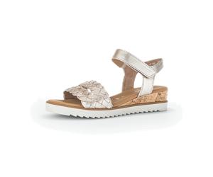 Gabor comfort Idra Met. (LDS) für Damen, gold, Größe 38 ½ EU / 5,5 UK
