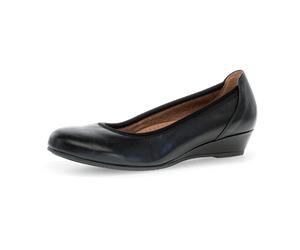 Gabor comfort Keil Pumps schwarz Glattleder 02.690.57 für Damen, schwarz, Größe 35 ½ EU / 3 UK