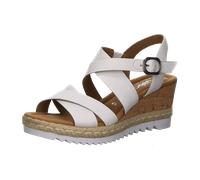 Gabor comfort Keilsandaletten für Damen, weiß, Größe 41 EU / 7,5 UK