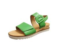 Keilsandaletten green (Kork/creme)