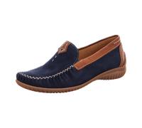Gabor comfort Komfort Slipper Halbschuh extra weit für Damen, blau, Größe 42 EU / 8 UK
