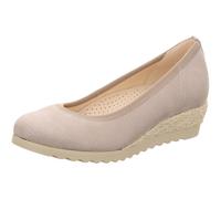 Gabor Damen Keilpumps, Frauen Absatzschuhe,Moderate Mehrweite (G),Keilabsatz,Wedge-Heel,klassisch,elegant,Muschel(Jute/musch),37.5 EU / 4.5 UK