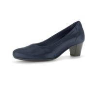 Gabor - elegante Pumps Rauleder schwarz blau, 39 EU | 6 UK