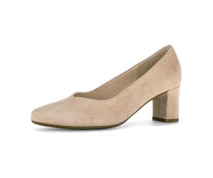 Gabor comfort Pumps beige oak Velour 82.152.33 für Damen, beige, Größe 35 ½ EU / 3 UK
