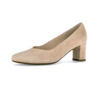 Gabor comfort Pumps beige oak Velour 82.152.33 für Damen, beige, Größe 37 EU / 4 UK